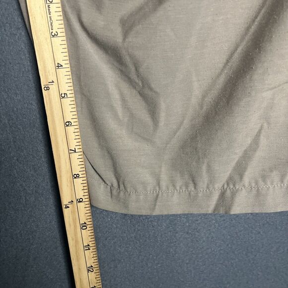 prAna Shorts Mens 36 Beige Tan Rotham Casual Outdoor Hiking Stretch Preppy Logo - Picture 7 of 8